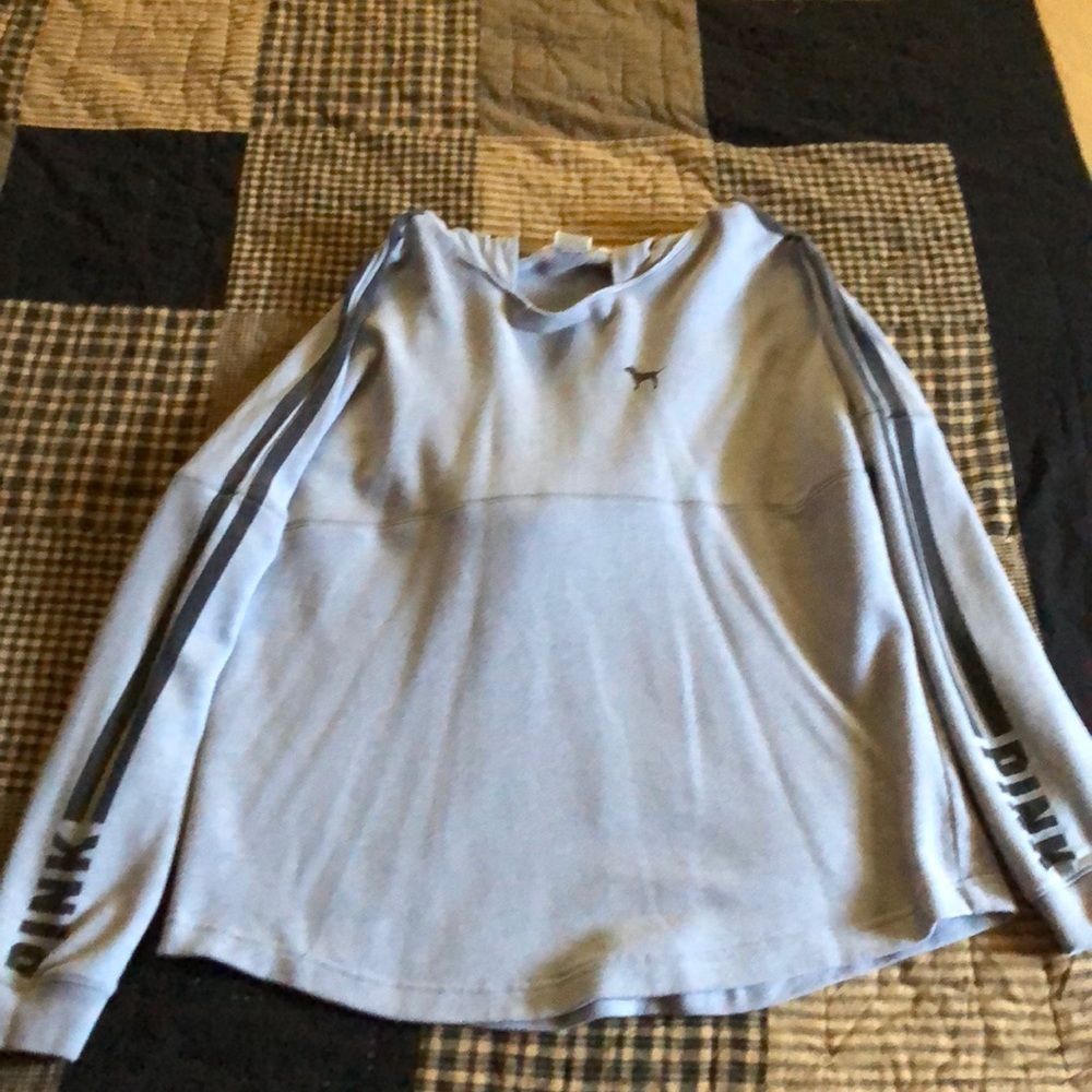 Pink hooded tunic